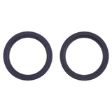 2 PCS Rear Camera Glass Lens Metal Outside Protector Hoop Ring for iPhone 13, For iPhone 13 (Outside), For iPhone 13
