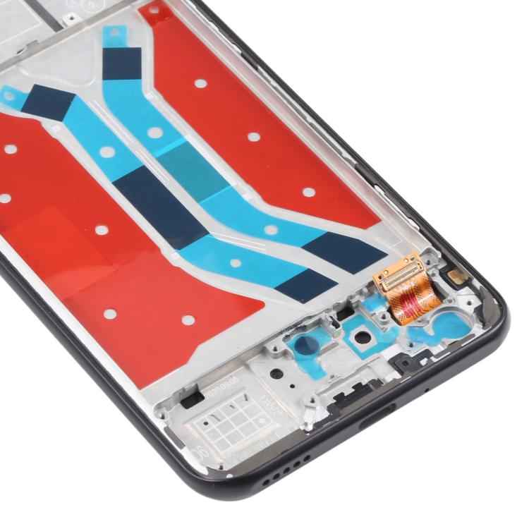 LCD Screen and Digitizer Full Assembly With Frame for Huawei Y8p, For Huawei Y8p