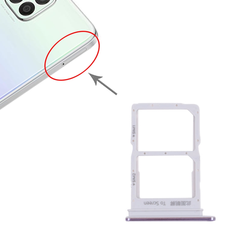 SIM Card Tray + SIM Card Tray for Huawei Nova 8 se Youth, For Huawei Nova 8 se Youth