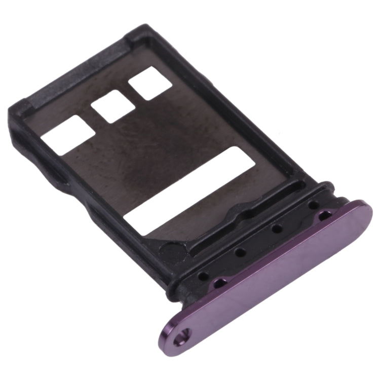 SIM Card Tray + NM Card Tray for Huawei Mate 30E Pro 5G, For Huawei Mate 30E Pro 5G(Dark Purple), For Huawei Mate 30E Pro 5G
