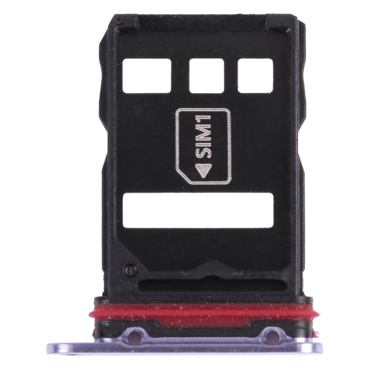 SIM Card Tray + NM Card Tray for Huawei Mate 30E Pro 5G, For Huawei Mate 30E Pro 5G(Dark Purple), For Huawei Mate 30E Pro 5G