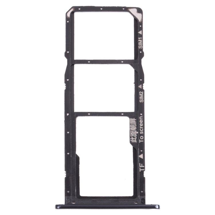 SIM Card Tray + SIM Card Tray + Micro SD Card Tray for Huawei Enjoy 8e, For Huawei Enjoy 8e