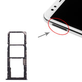 SIM Card Tray + SIM Card Tray + Micro SD Card Tray for Huawei Nova 2 Lite / Y7 Prime (2018), For Huawei Nova 2 Lite / Y7 Prime (2018)