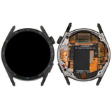 Dual Cable Edition Original LCD Screen and Digitizer Full Assembly With Frame for Huawei Watch GT 3 46mm JPT-B19, For Huawei Watch GT 3 46mm(Black), For Huawei Watch GT 3 46mm(Silver)