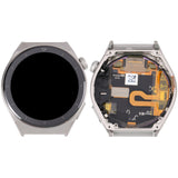 Original Sapphire Material LCD Screen for Huawei Watch GT 3 Pro 46mm Digitizer Full Assembly With Frame, For Huawei Watch GT 3 Pro 46mm(Silver)