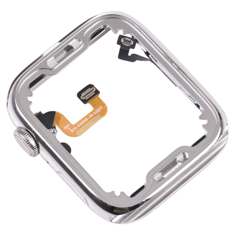For Apple Watch Series 6 44mm LTE Version Stainless Steel Middle Frame Bezel Plate with Loudspeaker / Power / Rotating Shaft Flex Cable, Series 6 44mm(LTE Version)