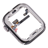 For Apple Watch Series 7 41mm Stainless Steel Middle Frame Bezel Plate with Loudspeaker / Power / Rotating Shaft Flex Cable, Series 7 41mm