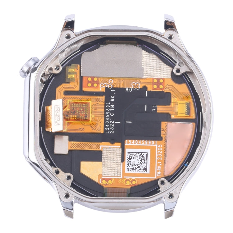For OPPO Watch X LCD Screen and Digitizer Full Assembly With Frame, For OPPO Watch X (Silver), For OPPO Watch X (Black)
