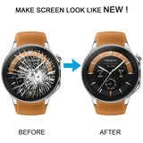 For OPPO Watch X LCD Screen and Digitizer Full Assembly With Frame, For OPPO Watch X (Silver), For OPPO Watch X (Black)