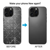 For iPhone 16 Pro Glass Original Battery Back Cover with Camera Lens Cover