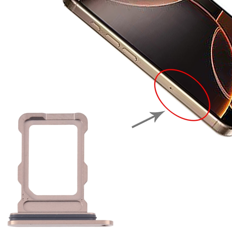 For iPhone 16 Pro Max SIM Card Tray, For iPhone 16 Pro Max(Single SIM)