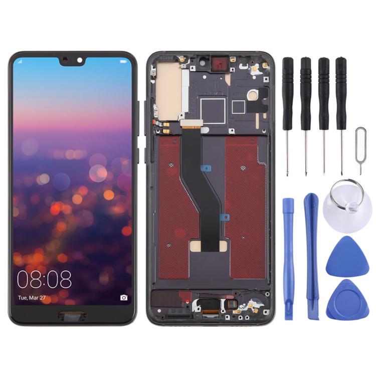 For Huawei P20 Pro TFT LCD Screen Digitizer Full Assembly with Frame, Not Supporting Fingerprint Identification, For Huawei P20 Pro(TFT)
