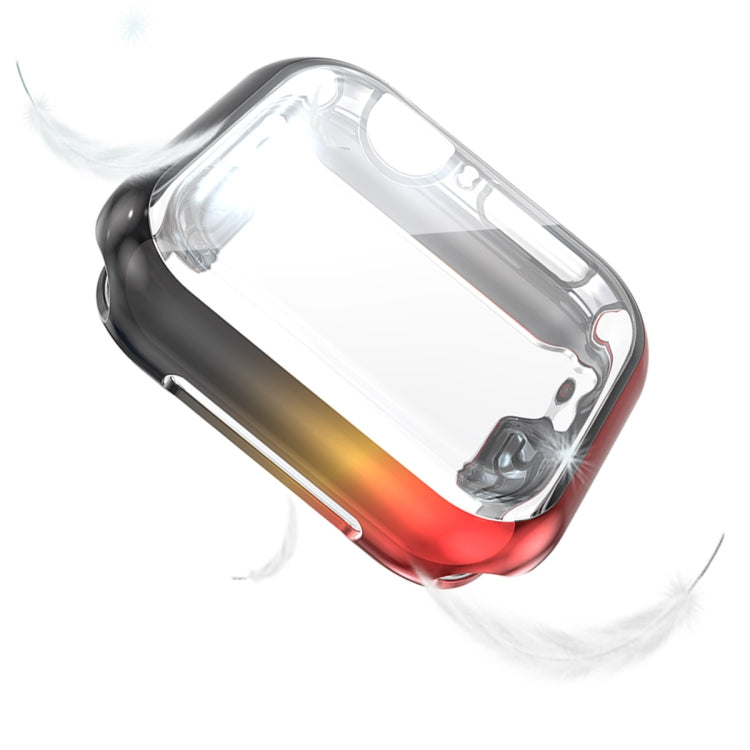 For Apple Watch Series 4/5/6 & Watch SE 1/2/3 44mm Gradient All-inclusive TPU Protective Case, For Apple Watch Series 5 & 4 44mm