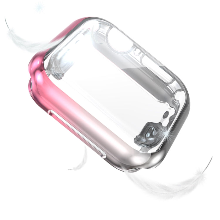 For Apple Watch Series 4/5/6 & Watch SE 1/2/3 44mm Gradient All-inclusive TPU Protective Case, For Apple Watch Series 5 & 4 44mm