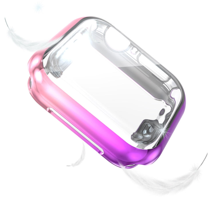 For Apple Watch Series 4/5/6 & Watch SE 1/2/3 40mm Gradient All-inclusive TPU Protective Case, For Apple Watch Series 5 & 4 40mm