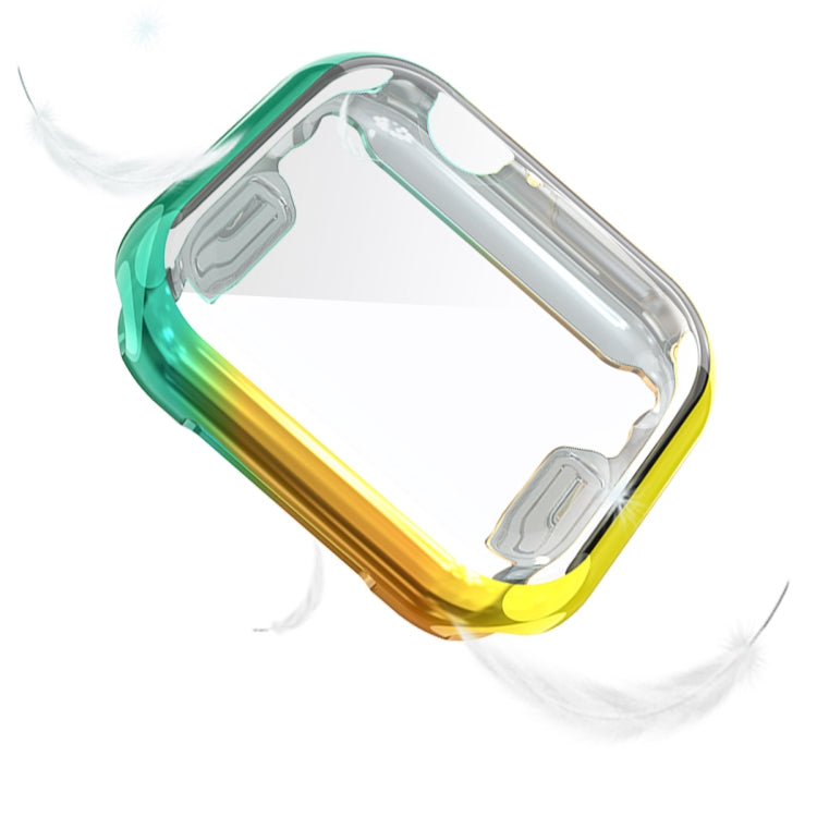 For Apple Watch Series 4/5/6 & Watch SE 1/2/3 40mm Gradient All-inclusive TPU Protective Case, For Apple Watch Series 5 & 4 40mm