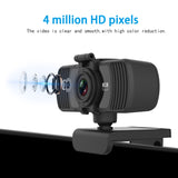 Richwell PC-06 Mini 360 Degrees Rotating 4.0 MP HD Auto Focus PC Webcam with Noise Reduction Microphone