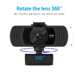 Richwell PC-06 Mini 360 Degrees Rotating 4.0 MP HD Auto Focus PC Webcam with Noise Reduction Microphone