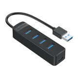 ORICO TWU3-4A-BK 4-Port USB 3.0 HUB, TWU3-4A