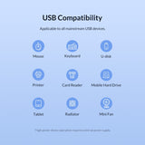 ORICO TWU3-4A-BK 4-Port USB 3.0 HUB, TWU3-4A