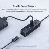 ORICO TWU3-4A-BK 4-Port USB 3.0 HUB, TWU3-4A