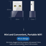COMFAST CF-723B Mini 2 in 1 USB Bluetooth WiFi Adapter 150Mbps Wireless Network Card Receiver, CF-723B