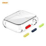 ENKAY Hat-prince Full Coverage TPU Case + Tempered Glass Protector for Apple Watch Series 6 / 5 / 4 / SE 40mm, For Apple Watch Series 6 / 5 / 4 / SE 40mm