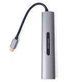 V161B 9-in-1 Type-C to HD / VGA / USB3.0 / SD / 3.5mm Audio / TF Card Reader HUB, V161B