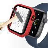 ENKAY Hat-Prince 2 in 1 PC Frame + 9H Tempered Glass Protector Full Coverage Case for Apple Watch Series 7 41mm