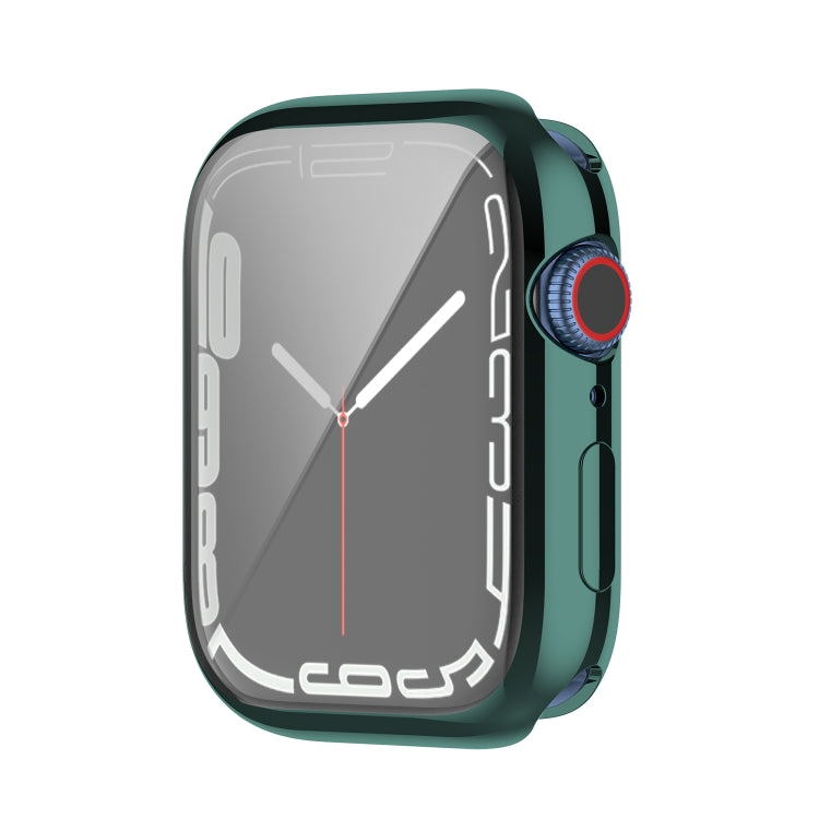Shockproof TPU Full Protective Shell with Protective Film, For Apple Watch Series 9 / 8 / 7 45mm, For Apple Watch Series 9 / 8 / 7 41mm
