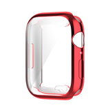 Shockproof TPU Full Protective Shell with Protective Film, For Apple Watch Series 9 / 8 / 7 45mm, For Apple Watch Series 9 / 8 / 7 41mm