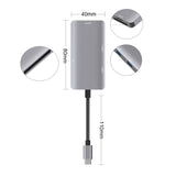5 in 1 Data Read HUB Adapter with SD / TF / CF Card, Dual USB3.0 Ports, Dual USB3.0+SD / TF / CF Card