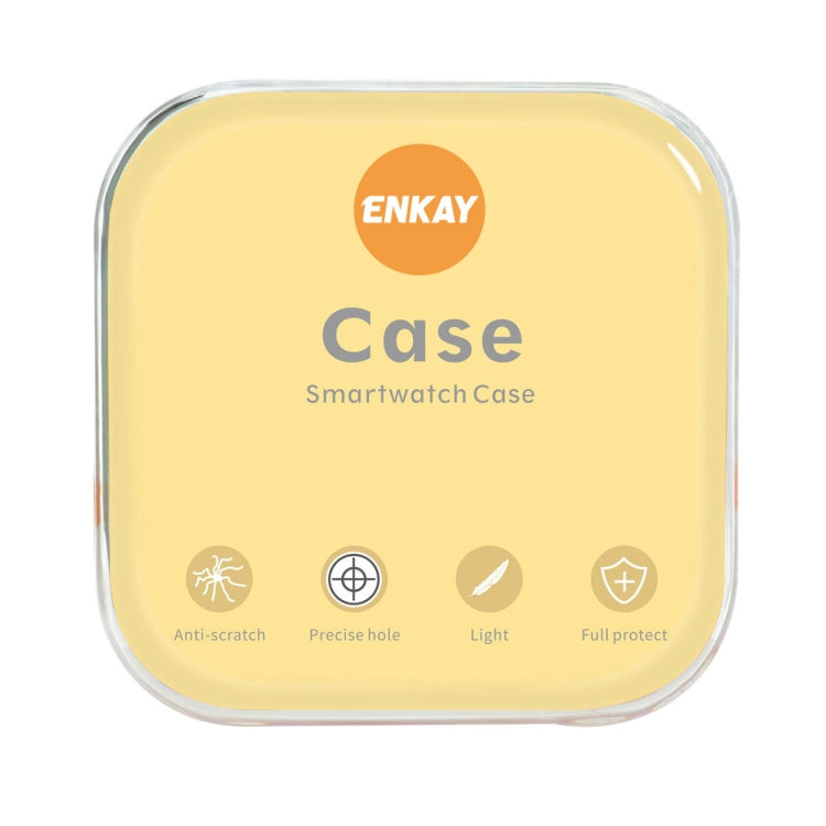 For Apple Watch Ultra 3 / 2 / 1 49mm ENKAY 2 in 1 PC Case + Full Coverage 9H Tempered Glass Film