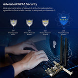 EDUP EP-9658 PCI-E WiFi 6 Card AX1800M Bluetooth 5.2 Adapter for Desktop PC, 2.4GHz/5.8GHz Dual Band Wireless PCI-E Internal Network Card