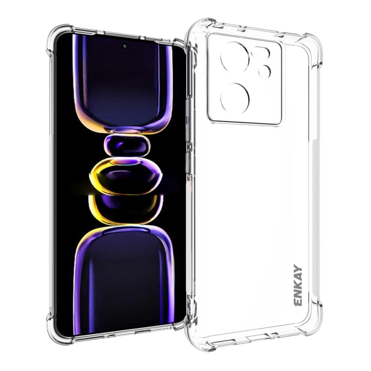 ENKAY Hat-Prince Transparent TPU Shockproof Phone Case, For Redmi 15a 5G, For Xiaomi 17T, For Xiaomi 17 Ultra, For Redmi Note 15 Pro 4G Global 163.2mm, For Redmi K90, For Redmi K90 Pro Max, For Redmi Note 15 Pro+ 5G Global 163.3mm                      ...