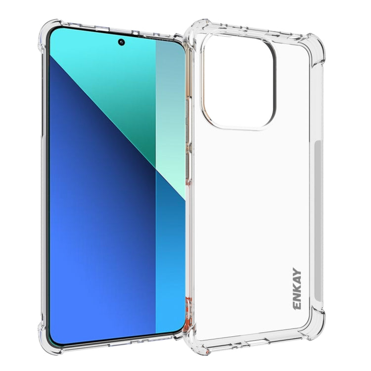 ENKAY Hat-Prince Transparent TPU Shockproof Phone Case, For Redmi 15a 5G, For Xiaomi 17T, For Xiaomi 17 Ultra, For Redmi Note 15 Pro 4G Global 163.2mm, For Redmi K90, For Redmi K90 Pro Max, For Redmi Note 15 Pro+ 5G Global 163.3mm                      ...