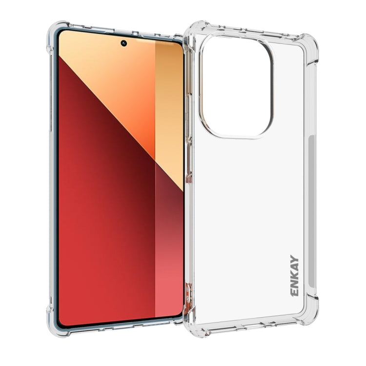 ENKAY Hat-Prince Transparent TPU Shockproof Phone Case, For Redmi 15a 5G, For Xiaomi 17T, For Xiaomi 17 Ultra, For Redmi Note 15 Pro 4G Global 163.2mm, For Redmi K90, For Redmi K90 Pro Max, For Redmi Note 15 Pro+ 5G Global 163.3mm                      ...