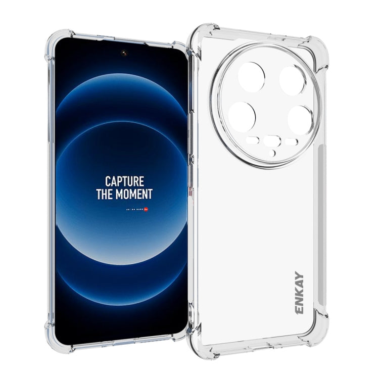 ENKAY Hat-Prince Transparent TPU Shockproof Phone Case, For Redmi 15a 5G, For Xiaomi 17T, For Xiaomi 17 Ultra, For Redmi Note 15 Pro 4G Global 163.2mm, For Redmi K90, For Redmi K90 Pro Max, For Redmi Note 15 Pro+ 5G Global 163.3mm                      ...