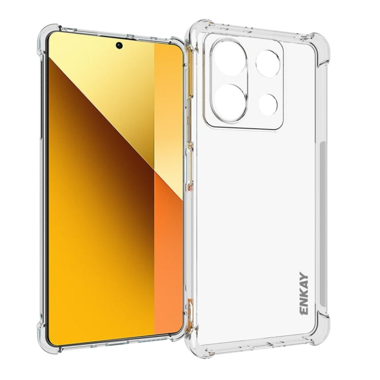 ENKAY Hat-Prince Transparent TPU Shockproof Phone Case, For Redmi 15a 5G, For Xiaomi 17T, For Xiaomi 17 Ultra, For Redmi Note 15 Pro 4G Global 163.2mm, For Redmi K90, For Redmi K90 Pro Max, For Redmi Note 15 Pro+ 5G Global 163.3mm                      ...
