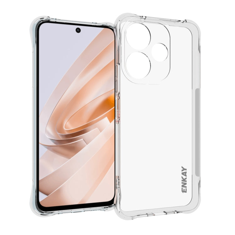 ENKAY Hat-Prince Transparent TPU Shockproof Phone Case, For Redmi 15a 5G, For Xiaomi 17T, For Xiaomi 17 Ultra, For Redmi Note 15 Pro 4G Global 163.2mm, For Redmi K90, For Redmi K90 Pro Max, For Redmi Note 15 Pro+ 5G Global 163.3mm                      ...