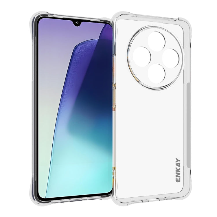 ENKAY Hat-Prince Transparent TPU Shockproof Phone Case, For Redmi 15a 5G, For Xiaomi 17T, For Xiaomi 17 Ultra, For Redmi Note 15 Pro 4G Global 163.2mm, For Redmi K90, For Redmi K90 Pro Max, For Redmi Note 15 Pro+ 5G Global 163.3mm                      ...