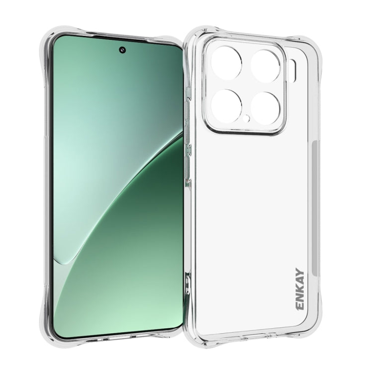 ENKAY Hat-Prince Transparent TPU Shockproof Phone Case, For Redmi 15a 5G, For Xiaomi 17T, For Xiaomi 17 Ultra, For Redmi Note 15 Pro 4G Global 163.2mm, For Redmi K90, For Redmi K90 Pro Max, For Redmi Note 15 Pro+ 5G Global 163.3mm                      ...