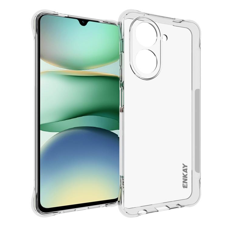 ENKAY Hat-Prince Transparent TPU Shockproof Phone Case, For Redmi 15a 5G, For Xiaomi 17T, For Xiaomi 17 Ultra, For Redmi Note 15 Pro 4G Global 163.2mm, For Redmi K90, For Redmi K90 Pro Max, For Redmi Note 15 Pro+ 5G Global 163.3mm                      ...