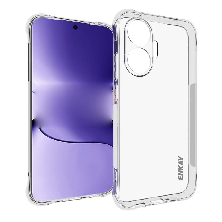 ENKAY Hat-Prince Transparent TPU Shockproof Phone Case, For Redmi 15a 5G, For Xiaomi 17T, For Xiaomi 17 Ultra, For Redmi Note 15 Pro 4G Global 163.2mm, For Redmi K90, For Redmi K90 Pro Max, For Redmi Note 15 Pro+ 5G Global 163.3mm                      ...
