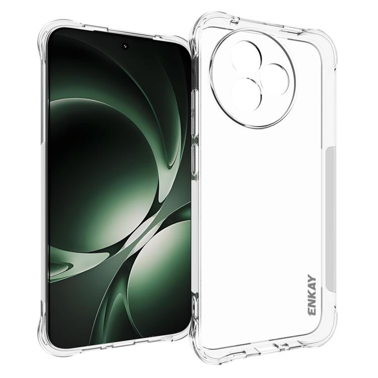 ENKAY Hat-Prince Transparent TPU Shockproof Phone Case, For Redmi 15a 5G, For Xiaomi 17T, For Xiaomi 17 Ultra, For Redmi Note 15 Pro 4G Global 163.2mm, For Redmi K90, For Redmi K90 Pro Max, For Redmi Note 15 Pro+ 5G Global 163.3mm                      ...
