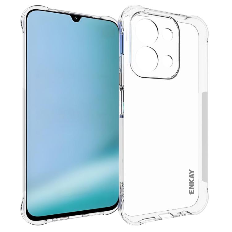 ENKAY Hat-Prince Transparent TPU Shockproof Phone Case, For Redmi 15a 5G, For Xiaomi 17T, For Xiaomi 17 Ultra, For Redmi Note 15 Pro 4G Global 163.2mm, For Redmi K90, For Redmi K90 Pro Max, For Redmi Note 15 Pro+ 5G Global 163.3mm                      ...
