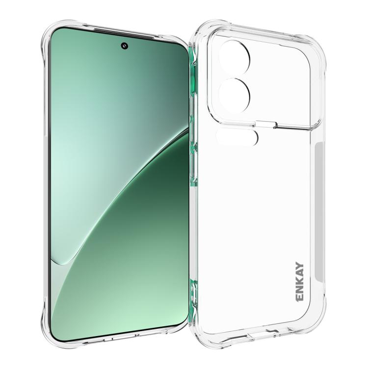 ENKAY Hat-Prince Transparent TPU Shockproof Phone Case, For Redmi 15a 5G, For Xiaomi 17T, For Xiaomi 17 Ultra, For Redmi Note 15 Pro 4G Global 163.2mm, For Redmi K90, For Redmi K90 Pro Max, For Redmi Note 15 Pro+ 5G Global 163.3mm                      ...