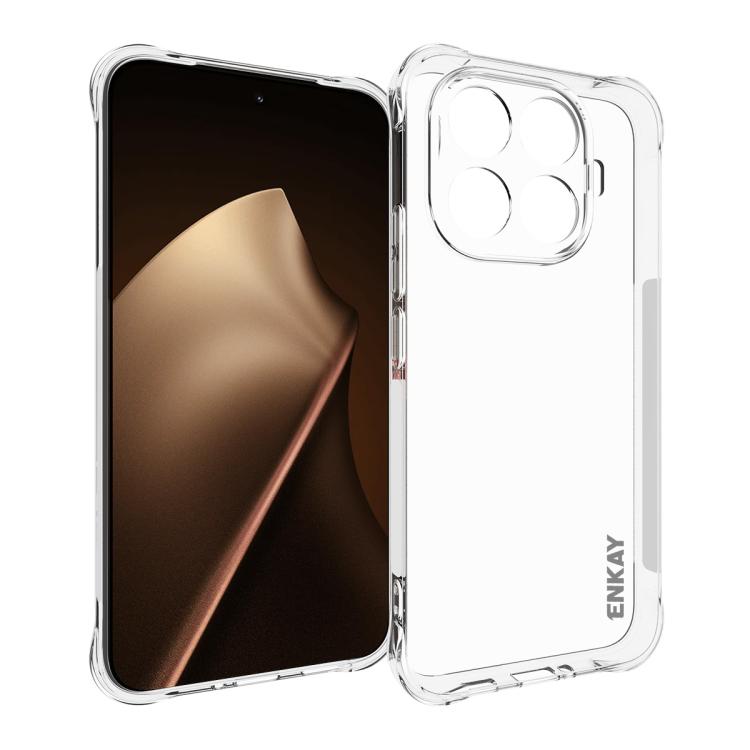 ENKAY Hat-Prince Transparent TPU Shockproof Phone Case, For Redmi 15a 5G, For Xiaomi 17T, For Xiaomi 17 Ultra, For Redmi Note 15 Pro 4G Global 163.2mm, For Redmi K90, For Redmi K90 Pro Max, For Redmi Note 15 Pro+ 5G Global 163.3mm                      ...