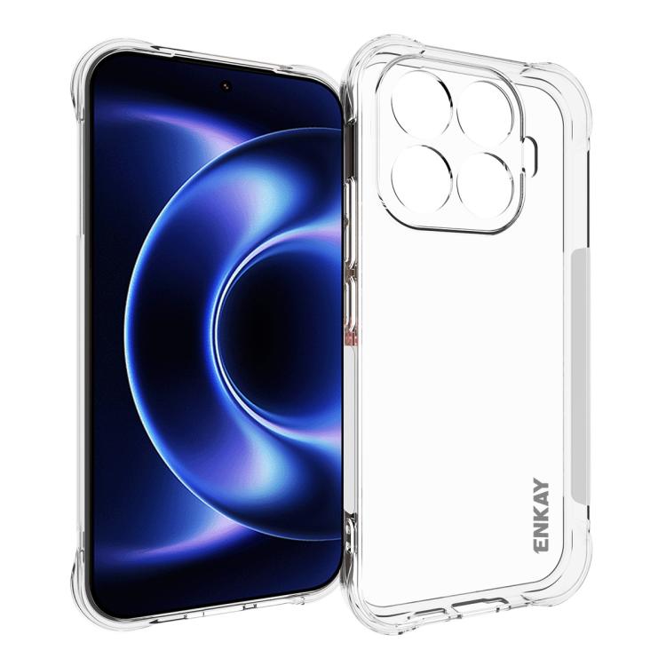ENKAY Hat-Prince Transparent TPU Shockproof Phone Case, For Redmi 15a 5G, For Xiaomi 17T, For Xiaomi 17 Ultra, For Redmi Note 15 Pro 4G Global 163.2mm, For Redmi K90, For Redmi K90 Pro Max, For Redmi Note 15 Pro+ 5G Global 163.3mm                      ...