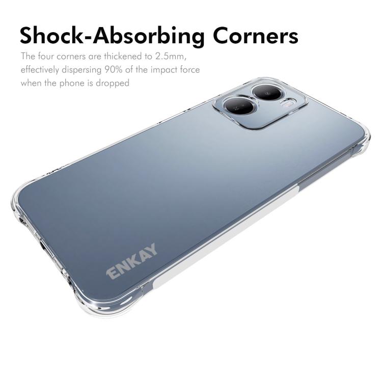 ENKAY Hat-Prince Transparent TPU Shockproof Phone Case, For Redmi 15a 5G, For Xiaomi 17T, For Xiaomi 17 Ultra, For Redmi Note 15 Pro 4G Global 163.2mm, For Redmi K90, For Redmi K90 Pro Max, For Redmi Note 15 Pro+ 5G Global 163.3mm                      ...
